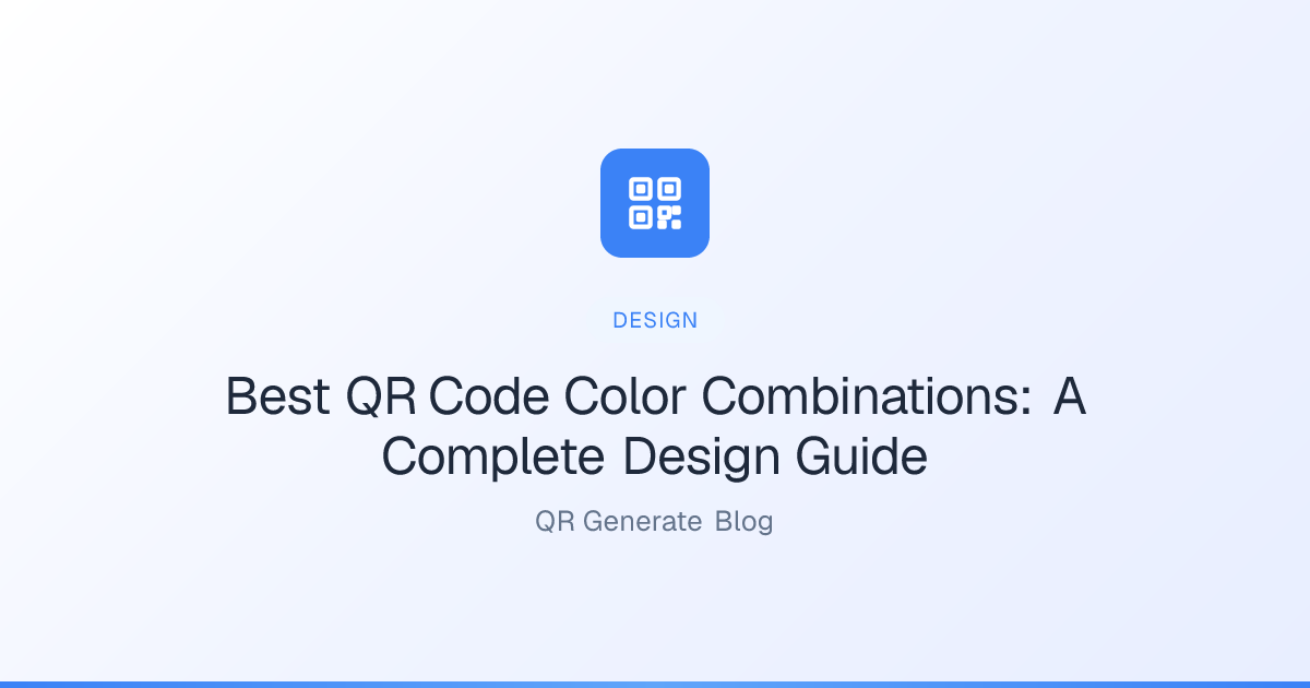 Best QR Code Color Combinations: A Complete Design Guide: QR Generate ...